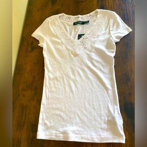 Lauren Ralph Lauren V-Neck Tee Shirt